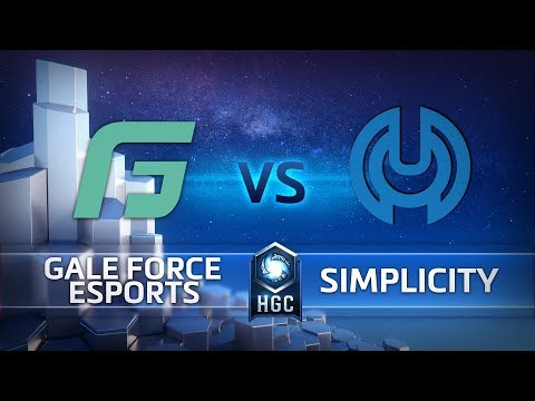 HGC 2018 NA – Playoffs Day 1 - Gale Force Esports vs. Simplicity - Game 1