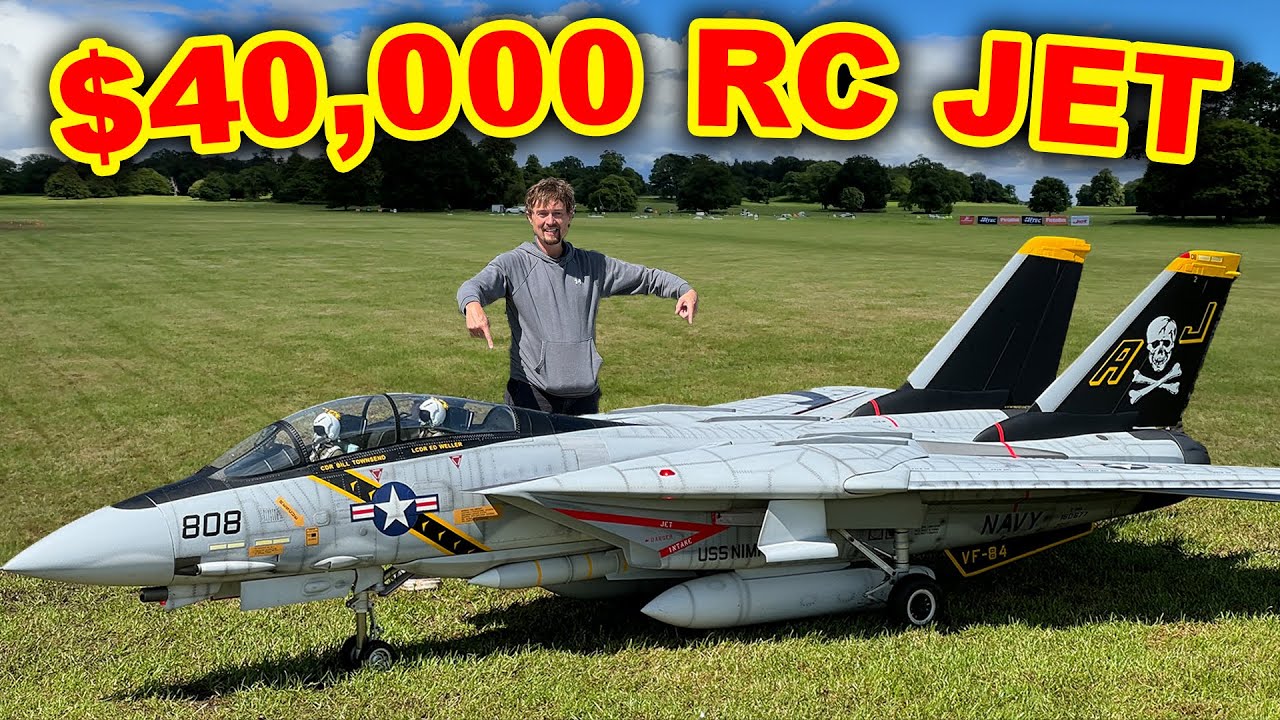GIANT RC Jet with 2 real Jet Turbine Engines