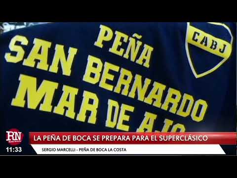 La Peña de Boca se prepara para el Superclásico