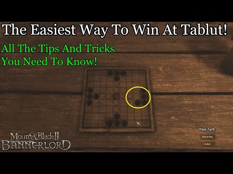 How to play Tablut and win for easy money. Mount and Blade 2 Bannerlord! ( Beginners Guide )