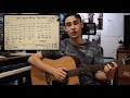 Lil PEEP Walk Away As The Door Slams Acoustic Guitar Tutorial As Played Tabs Strumming