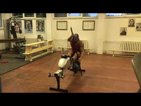 Outrigger Wintertraining auf Paddelmaschine