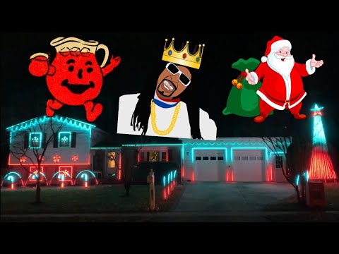 All I Really Want For Christmas | Lil Jon Feat. Kool-Aid Man | Christmas Lights Show 2021