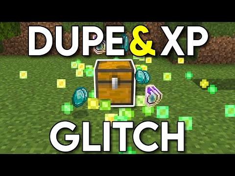 Easiest DUPLICATION & XP GLITCH Minecraft Bedrock 1.19.73+