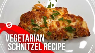 Extra Cheesy Vegetarian Schnitzel Recipe with Eggplant – Crispy & Delicious! 🧀🍅