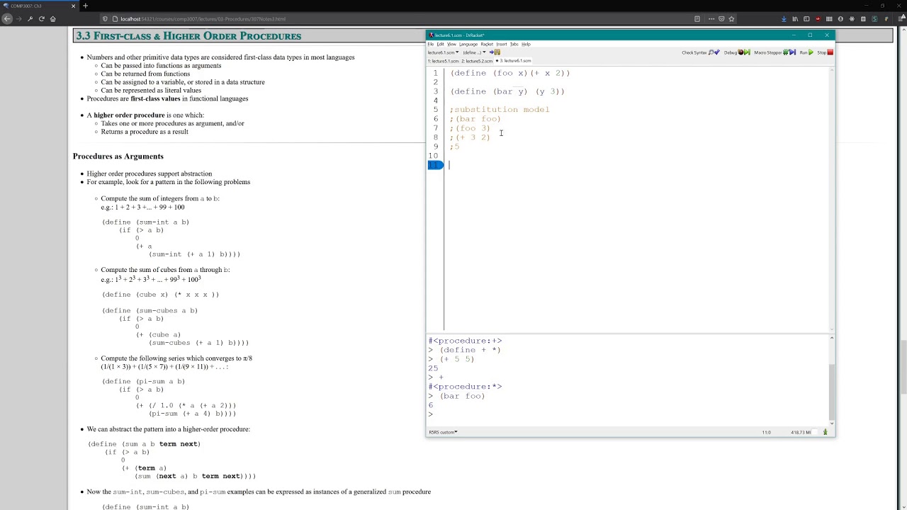 3.6 - First-class & Higher-order Functions