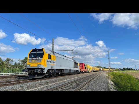 4K Führerstandsmitfahrt BR 264 Maxima Mainz Bischofsheim - Wiesbaden Ost - Koblenz-Bonn HBF Cabview