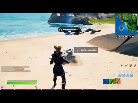 Destroy special sandcastles locations