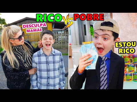 RICO VS POBRE TROCA DE FAMÍLIA NAS FÉRIAS - Parte 1