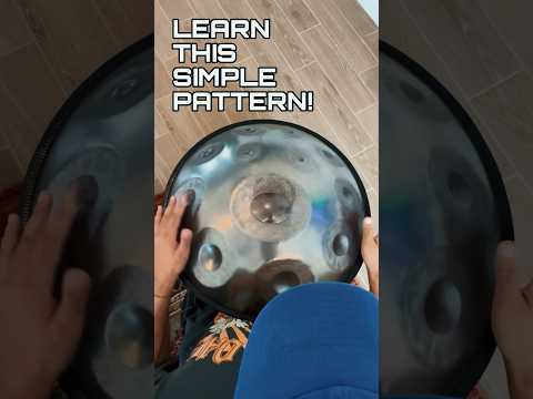 Handpan Sessions | LEARN THIS SIMPLE PATTERN ❤️Handpan Lesson   #handpan #tutorial #guide