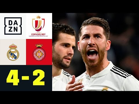 Sergio Ramos macht den Panenka-Elfer: Real Madrid - FC Girona 4:2 | Copa del Rey | DAZN Highlights