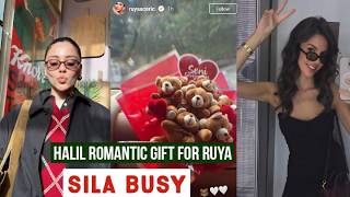 Halil Ibrahim Ceyhan Romantic Gift for Ruya Coric !Sila Turkoglu Busy