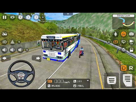 APSRTC Ashok Leyland Bus Driving - Bus Simulator Indonesia - Android Gameplay Teluguvoice