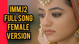 Ishq Mein Marjawan 2 Full Title Song | Female Version | Riansh Song | Colors | CODE NAME BADSHAH