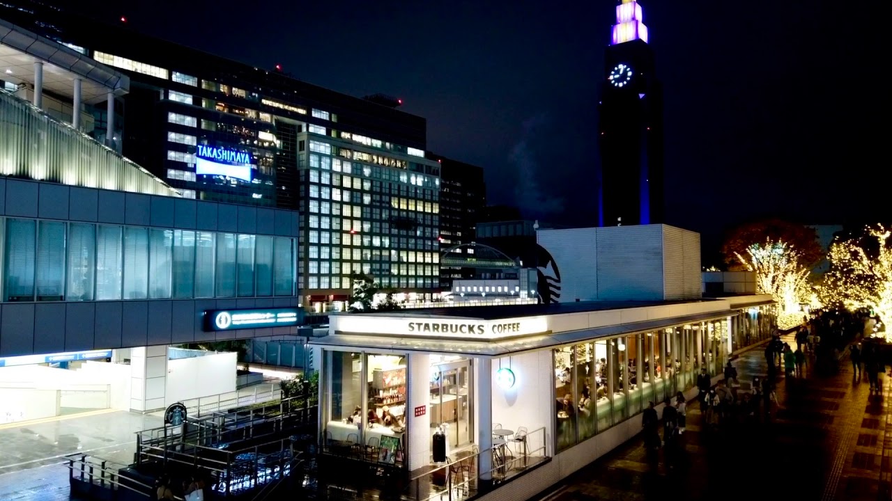 Shinjuku South Exit. Christmas illumination 2019.