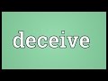 Deceive Meaning