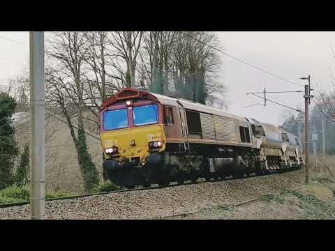 66024 6k27 Carlisle Yard - Crewe Basford Hall Engineers, 22nd February 2022