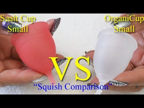 Saalt vs OrganiCup SM "Squish" - Menstrual Cups