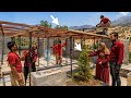 ️ Building A Strong Village Roof Giant Snake Surprise