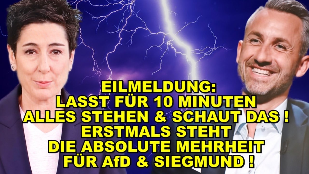 EIL: Erstmals ABSOLUTE Mehrheit AfD!