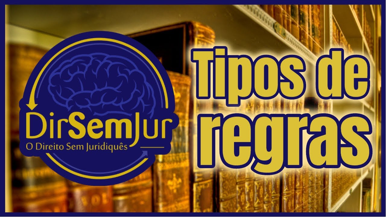 Tipos de regras (ordens, proibições e permissões) e princípio da legalidade