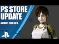 PlayStation Store Highlights - 20th January 2016