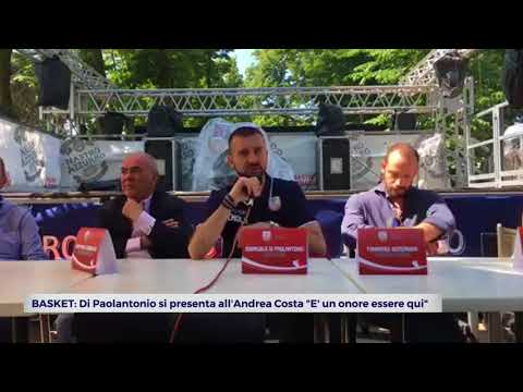 BASKET: Di Paolantonio si presenta all'Andrea Costa "E' un onore essere qui" | VIDEO