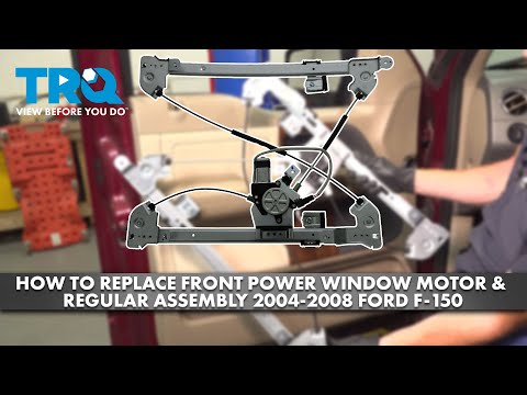 How to Replace Front Power Window Motor & Regulator Assemblies 2004-2008 Ford F-150