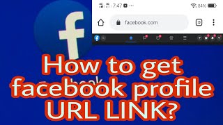 How to get Facebook Profile URL link