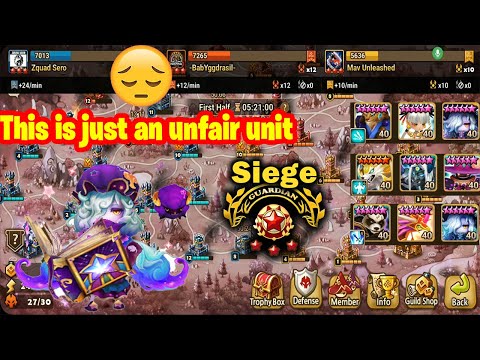 G3 SIEGE - Zquad Sero v -BabYggdrasil- v Mav Unleashed (Summoners War)