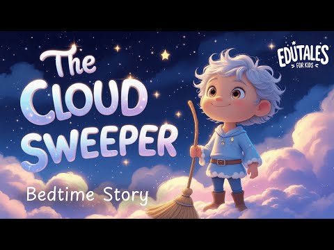 ☁️ The Cloud Sweeper | Bedtime Story for Kids | A Heartwarming Sleep Tale about Feelings 😊