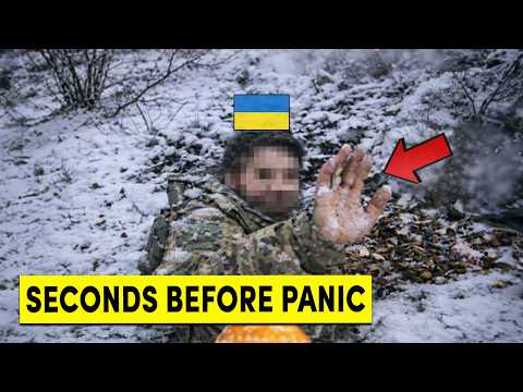 Seconds Before Panic: FPV Drone Locks On Ukrainian Soldiers