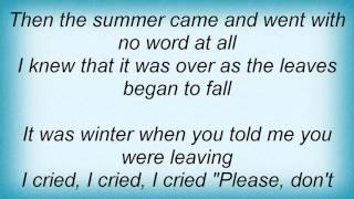 16938 Patti Page - I Cried Lyrics