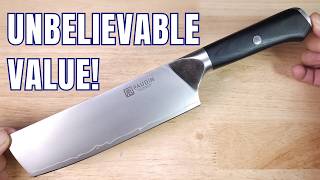 PAUDIN NAKIRI KNIFE REVIEW 🔪 BEST BUDGET KITCHEN KNIFE UNDER $36? 😱 MUST SEE DEMO