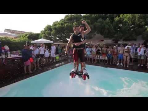 FlyBoard Powered by Atomic Energy Drink at Nikki Beach - St Tropez