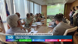 Reunión urgente tras hechos delictuales en Rancagua