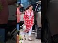 Madhuri Dixit In Red Kurta She Spotted At Mumbai Trending Youtubefeed Youtubeshorts Virallook