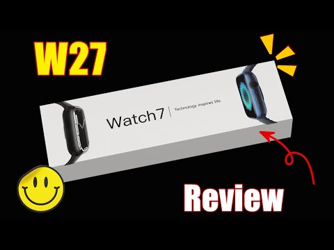 W27 Smart Watch; 45 Seconds Quick Unboxing & Review