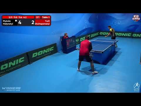 20:00 Mykola Halynskyi 3-1 Yurii Shchepanskyi West 3 WIN CUP 29.10.2022 | TABLE TENNIS WINCUP