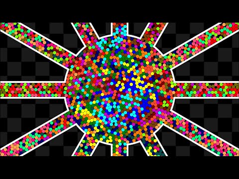 Only 1 Marble Will Survive! - Survival Marble Race in Algodoo | 41 |