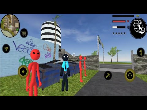 New Game Police Stickman Rope Hero Superhero City Open World Simulator