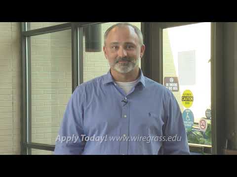 The video provides a campus tour of Wiregrass Georgia Technical College, showcasing its technical and industrial programs, which includes the HVAC and Refrigeration Technology program.