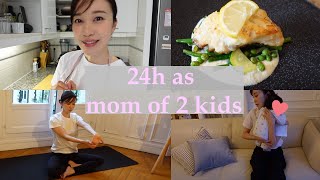 【Mom in Paris】24 hours with 2 kids｜French Bistro Dinner Recipes｜Balancing between kids & work