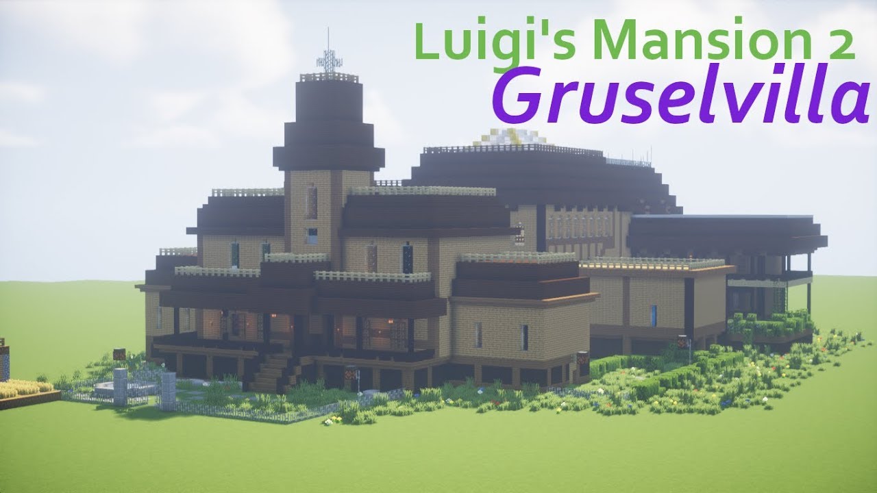 Luigi's Mansion 2 Gruselvilla - Gloomy Manor Minecraft Map