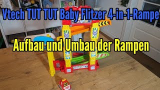 Vtech TUT TUT Baby Flitzer 4 in 1 Rampe aufbauen und umbauen