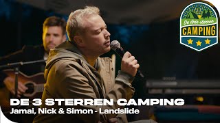 Jamai, Nick &amp; Simon - Landslide | De 3 sterren camping