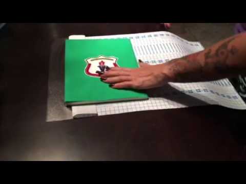 Forrando libretas con contac libres de burbujas