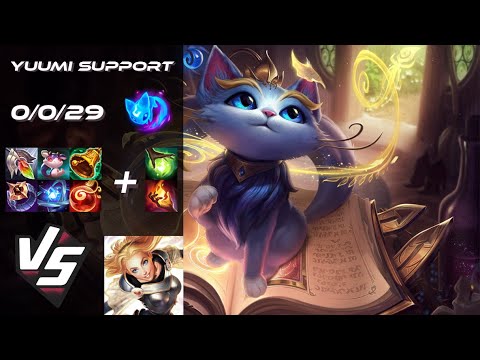 SUPPORT Yuumi vs Lux - EU Grandmaster Patch 25.23