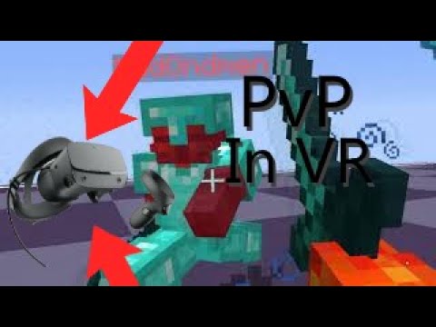 FelixVader - Minecraft PvP IN VR???!!!! (VR vs PC)