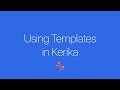 Using Templates